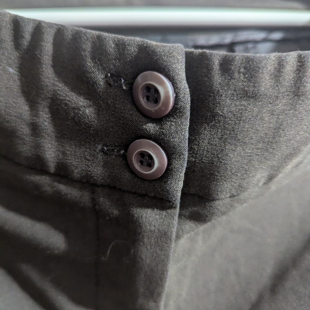 AB STUDIO CUFFED CAPRIS BROWN SIZE 8 PRE-LOVED - Picture 5 of 7